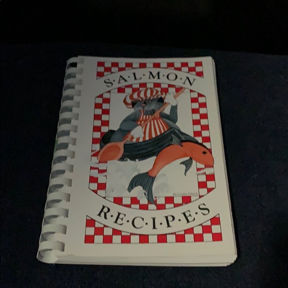 Salmon Recipes Soft Back Book Used